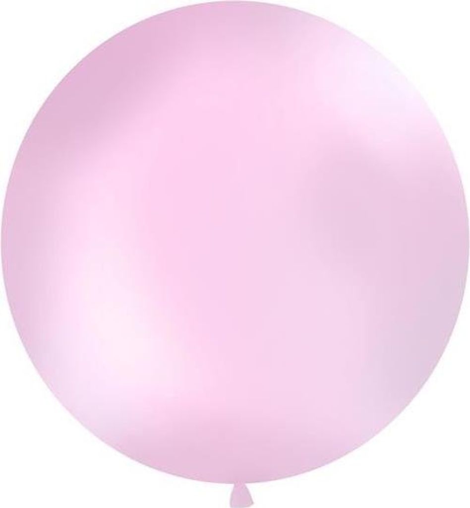 Obrovský latexový balón, ružový, pastelovo ružový, 1 m, 1 Obrázok produktu 