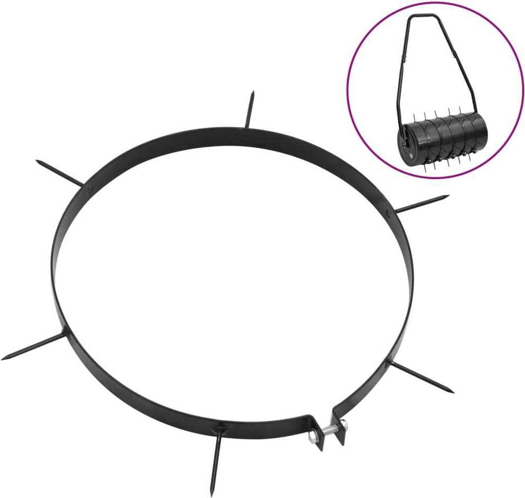 vidaXL Rasenlüfter für Gartenwalze 5 Stk. mit Spikes Ø 30 Produktbild 