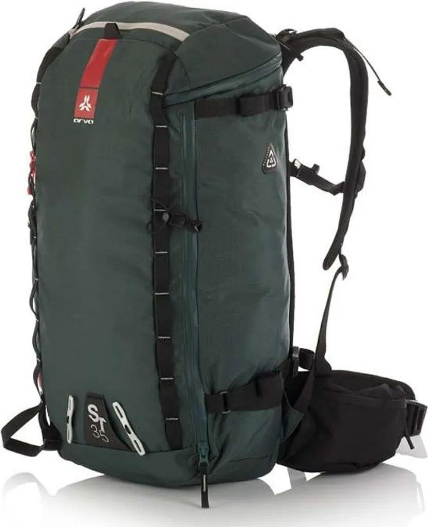 Sac à dos Arva ST35 Vert : Sécurité et confort pour skieurs exigeants