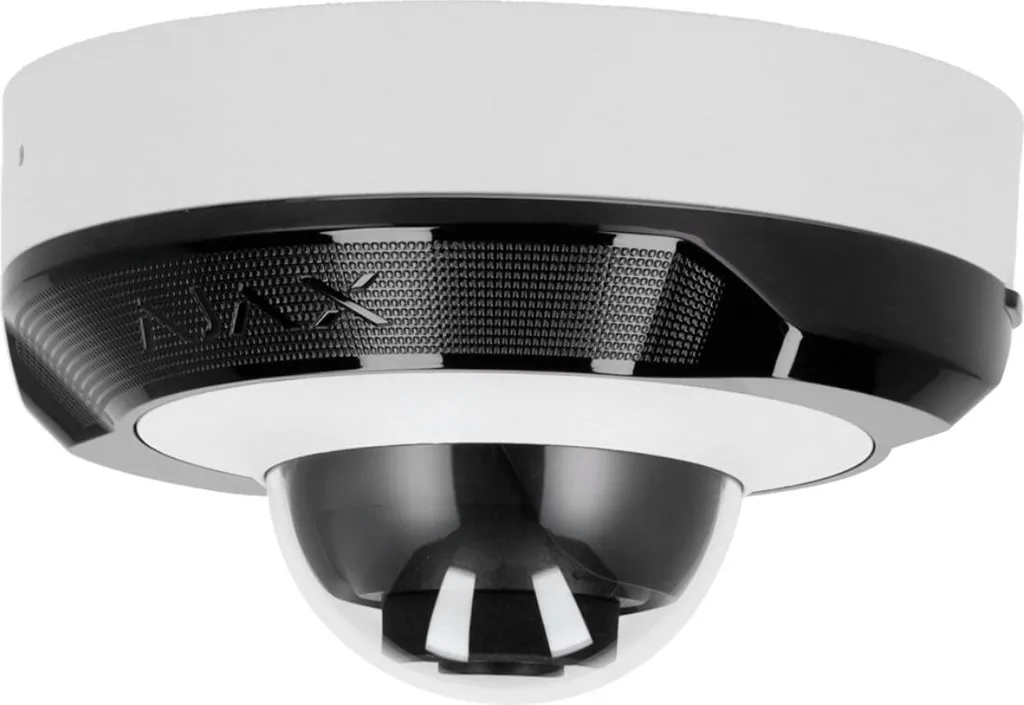 Ajax DomeCam Caméra de sécurité IP mini-dôme 4K UHD 8MP pour plafond