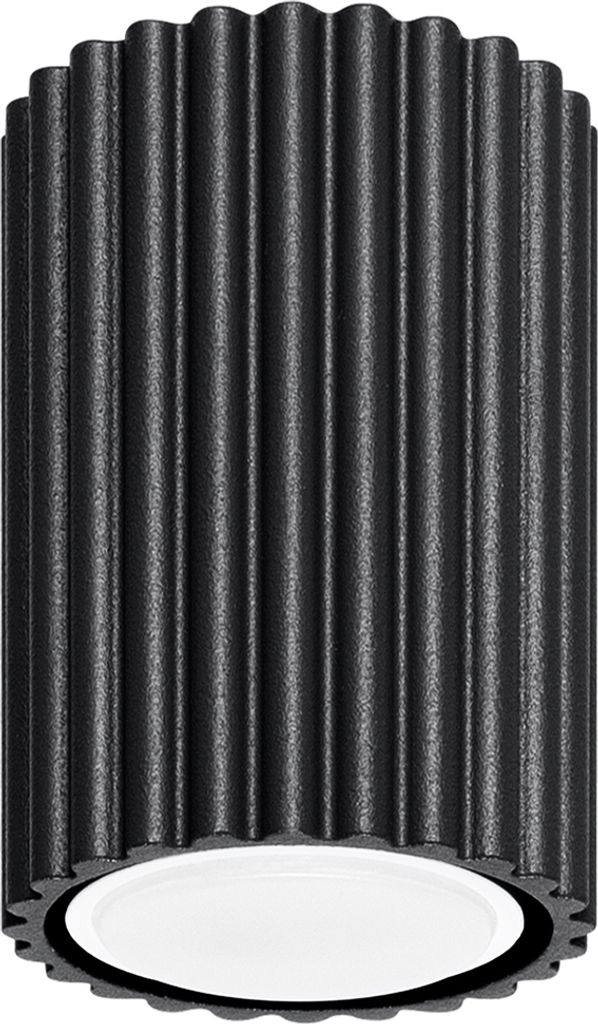 Plafond KARBON 10 schwarz 1xGU10 10W Aluminium 10x6.5x6.5cm Sollux Lighting