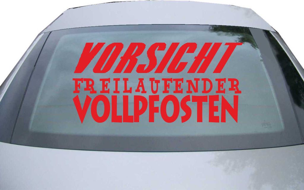 Indigos UG - Aufkleber Heckscheibe & Motorklappe DE2160 - Produktbild 