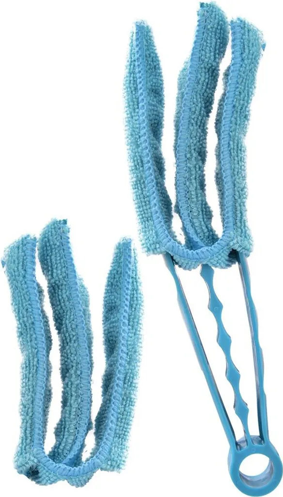 Nettoyeur de joints en microfibre et plumeau pour persiennes et rails