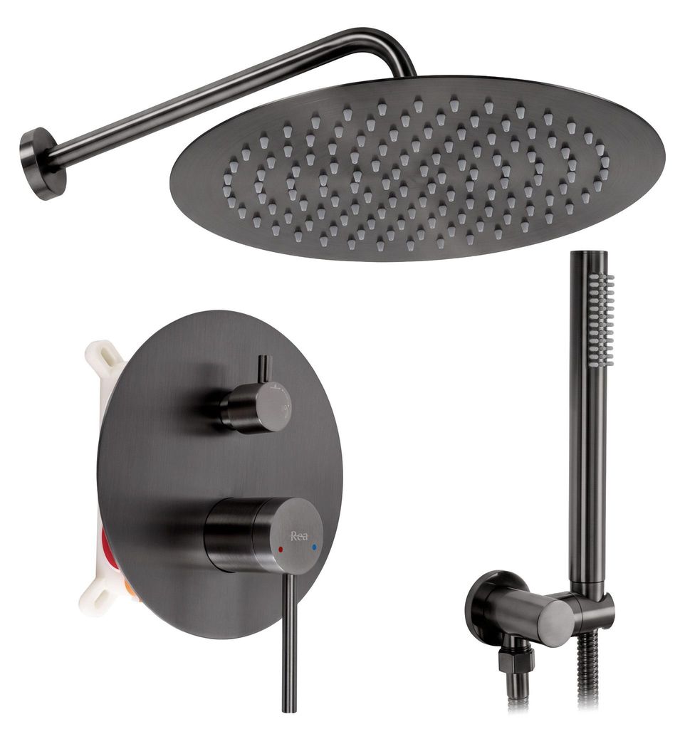 Rea Inbouw Regendoucheset Foss Clif Titan + Box Productafbeelding 
