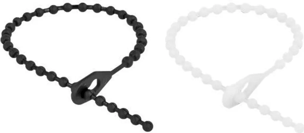 Fornitura 100 Fascette Delock Beaded 18cm - Qualità Professionale