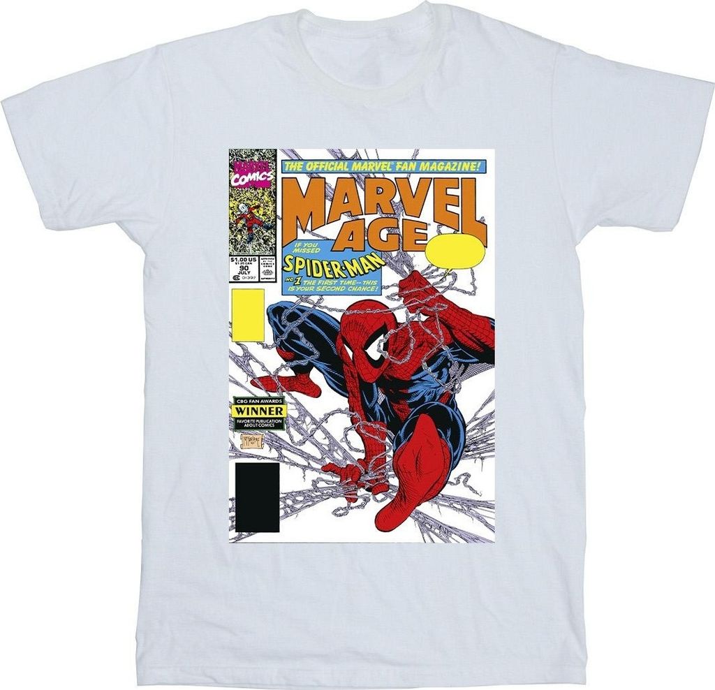 Marvel - "Marvel Age" T-Shirt für Herren BI45508 (XL) (Weiß)