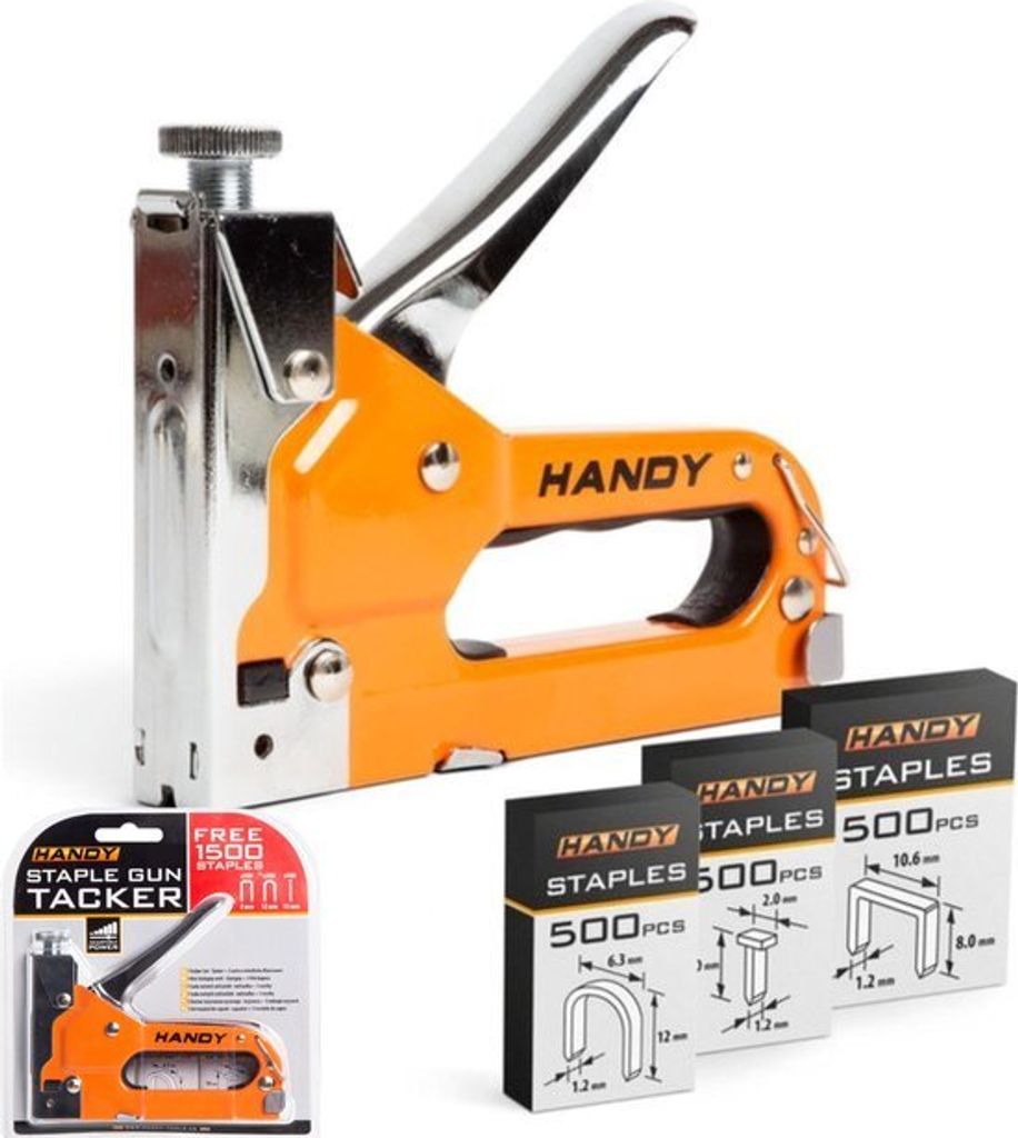 Handy – professioneller Tacker – mit 1500 Klammern – Tacker