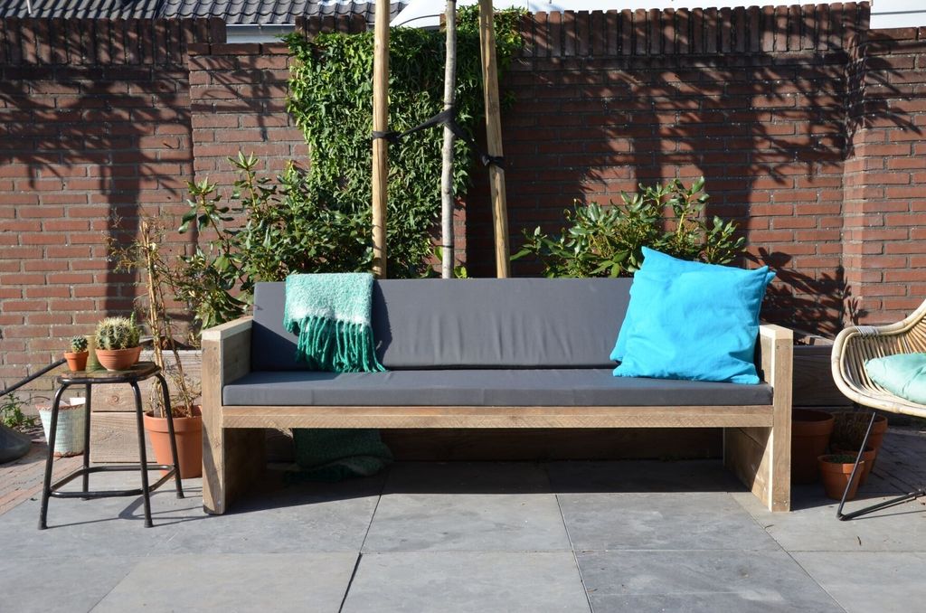 Wood4You Gartenbank Holz "Vlieland" - Wetterfest Massivholz Produktbild 4