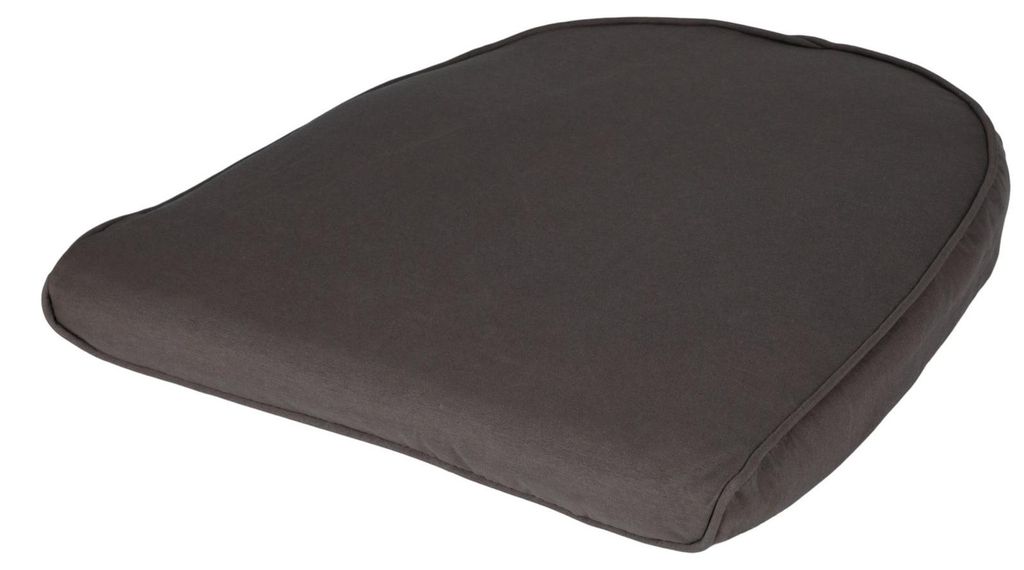 Coussin d'assise anthracite Coussin de chaise de jardin Image du produit 