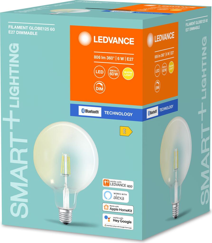 Osram Smart+ Filament, 5,5 W, 50 W, E27, 650 lm, 15000 h, Produktbild 