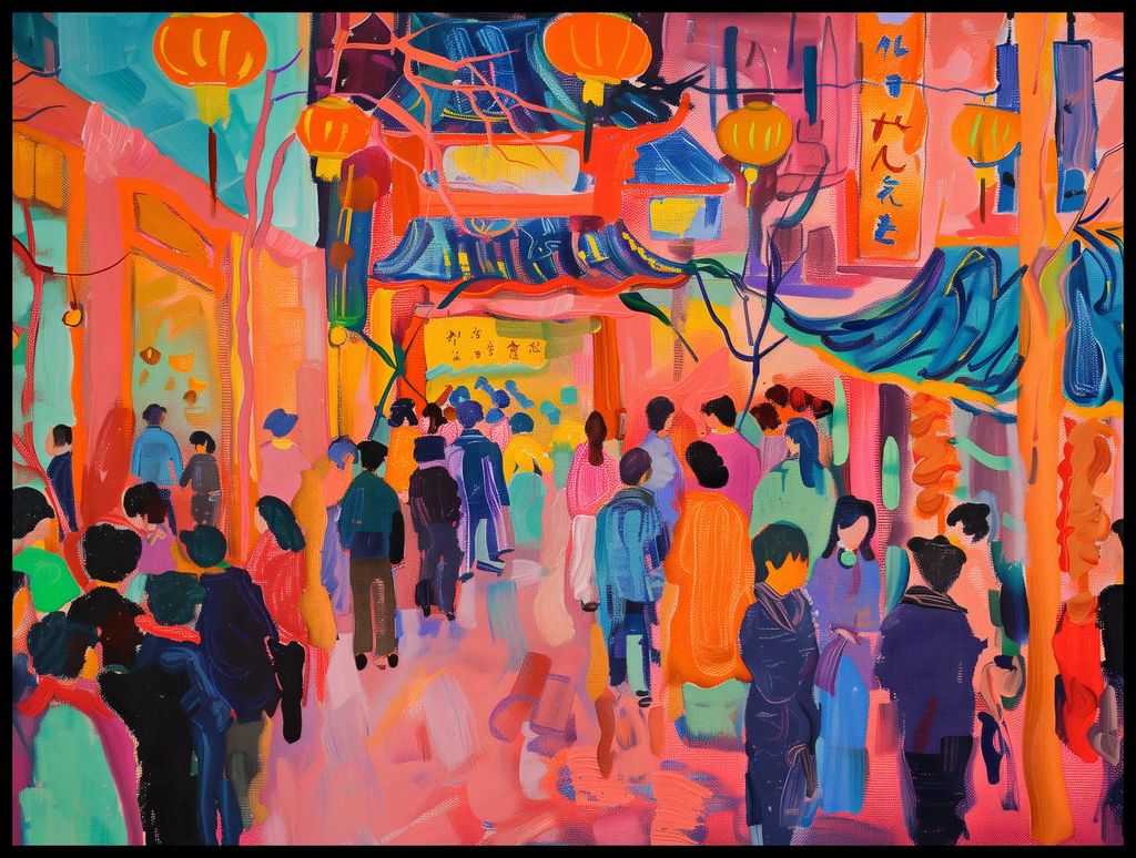 Plakat 100x75cm Voller Leben