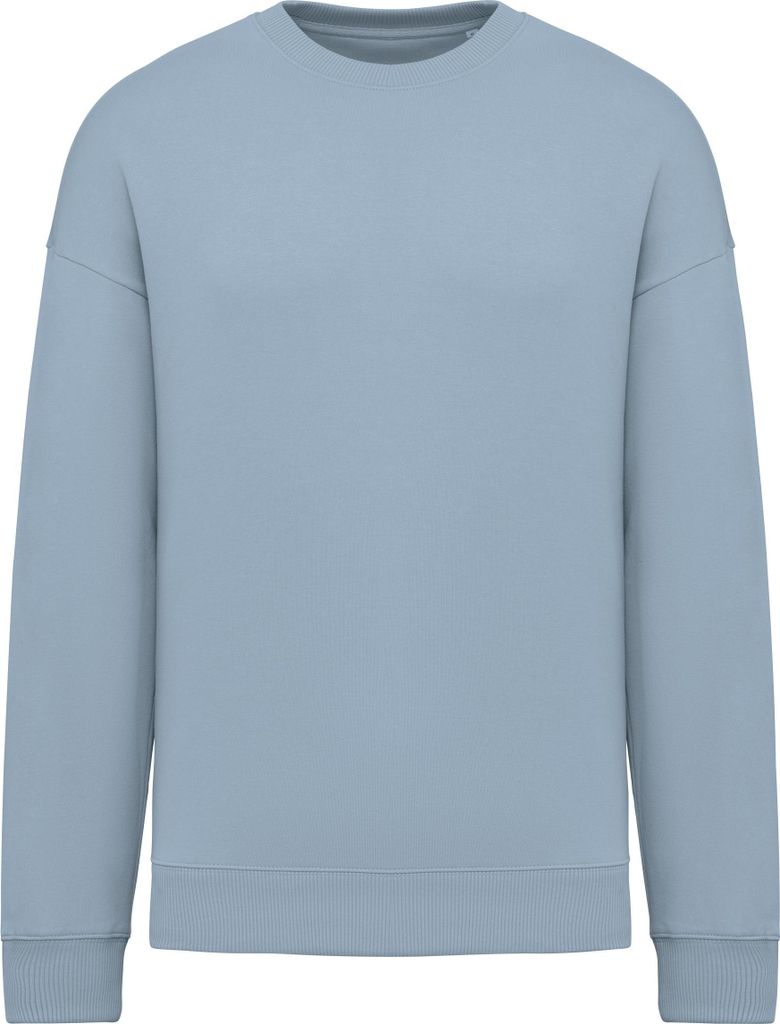 Native Spirit Umweltfreundliches Oversize Uni-Sweatshirt mit Rundhalsausschnitt