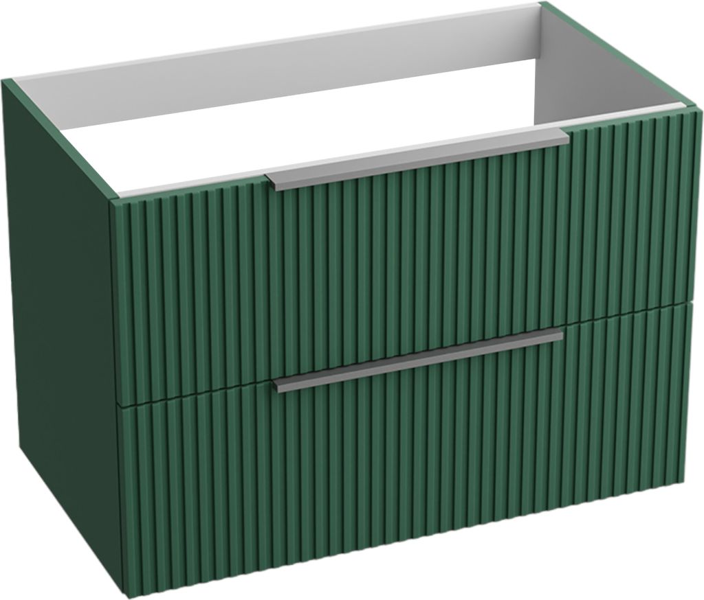LAVITA Badezimmerschrank Oklahoma Grün Matt 800 | Hängeschrank | Badschrank | Waschtischschrank | Schrank 80cm Breit | Mehrzweckschrank | Hänges...