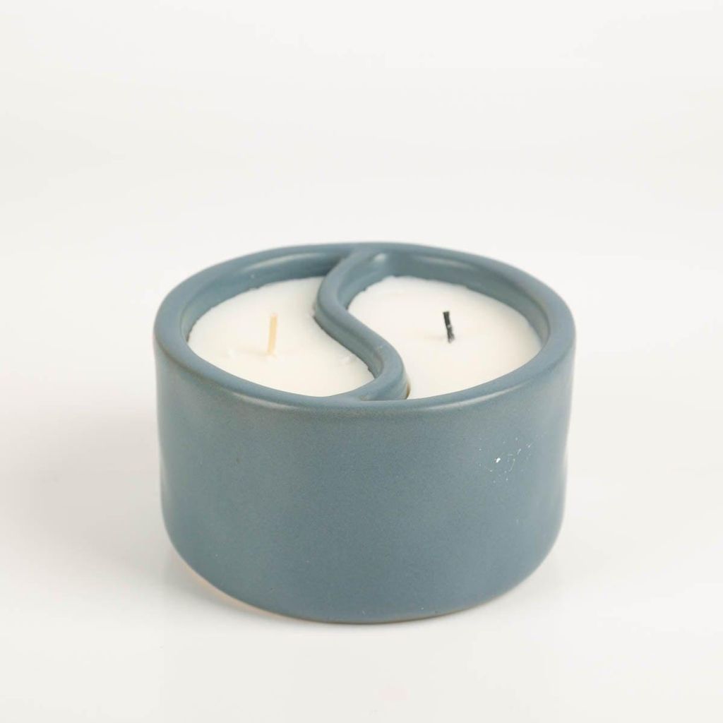 Duftkerze Yin-Yang Royal Blue Sea Moss & Sage 311 g – Paddywax
