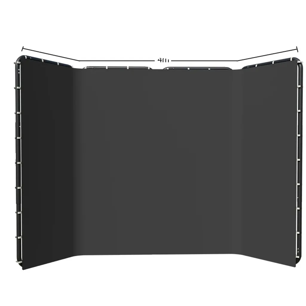 Arrière-plan Vidéo Noir 240x400 cm Idéal pour Youtube et Streaming