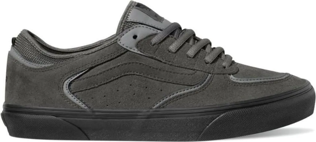 Baskets de Skate Vans Rowley en Daim Gris Charbon et Noir Pointure 42