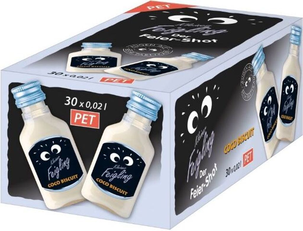 Kleiner Feigling Coco Biscuit PET 100 % glasfrei | 15 % vol Produktbild 