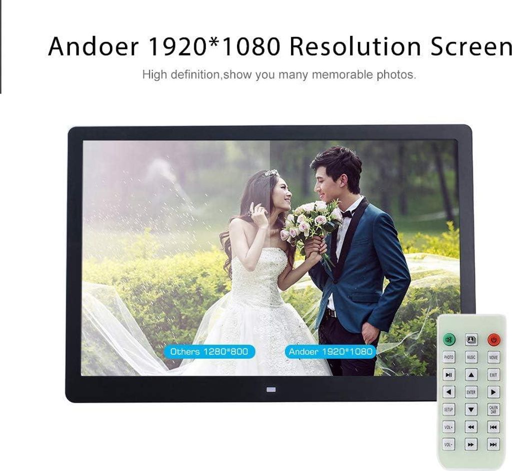 Andoer 15,6-calowa cyfrowa ramka na zdjęcia LED 1080P o Zdjęcie produktu 