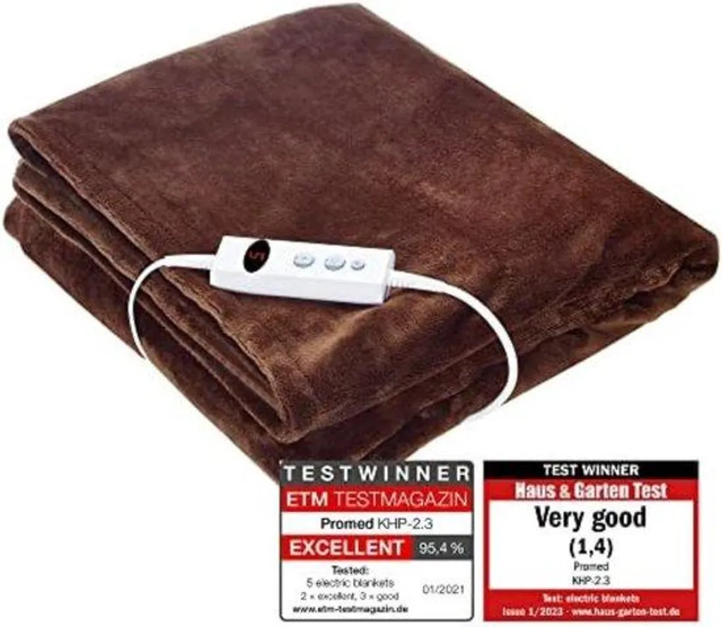 Couverture chauffante contre le froid et douleurs - Chaleur apaisante