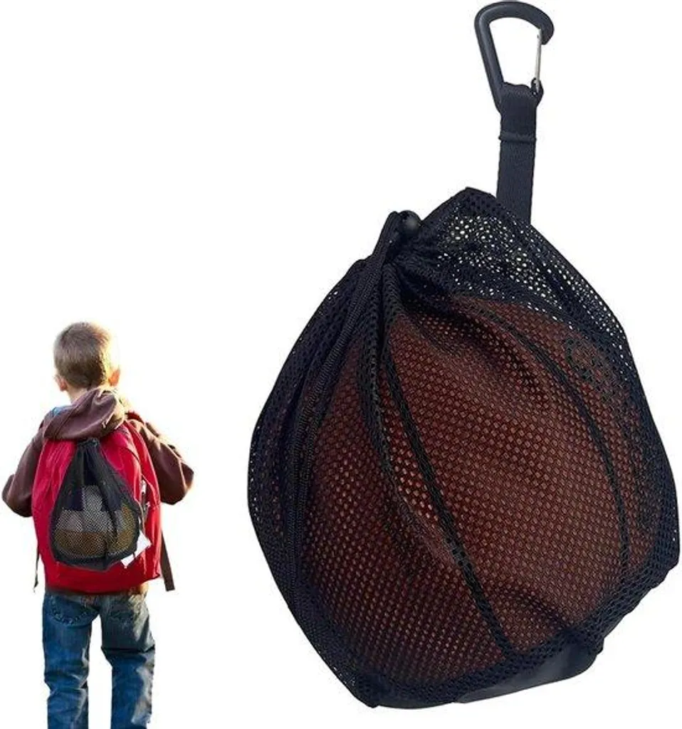 Sac filet porte-ballon universel pour entraînement de football et basket