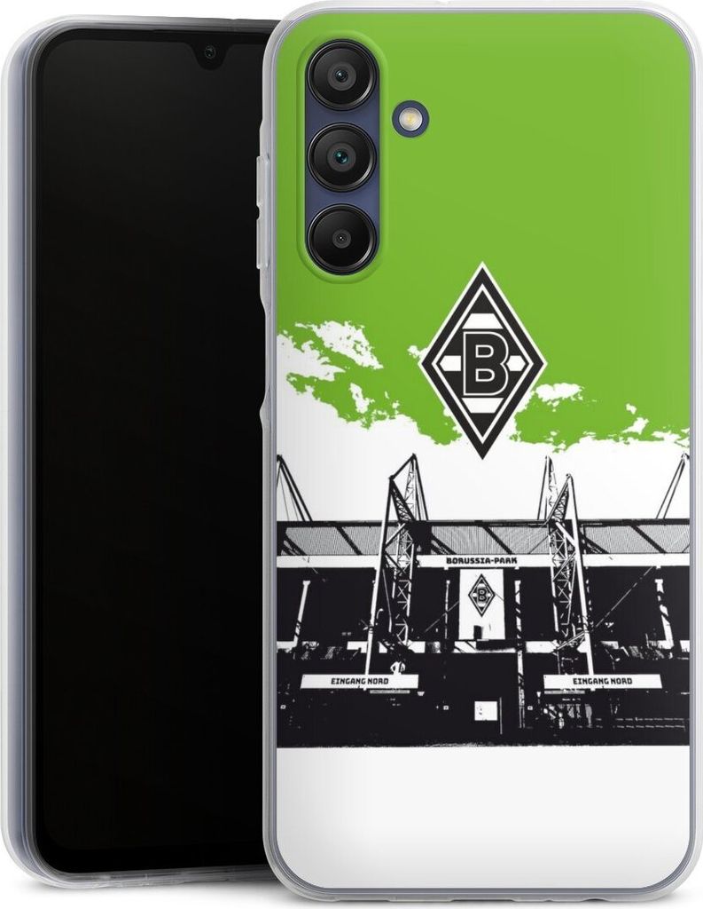 DeinDesign Handyhülle für Samsung Galaxy A15 Silikon Hülle Case Smartphone Schutzhülle Borussia Mönchengladbach Fanartikel Stadion