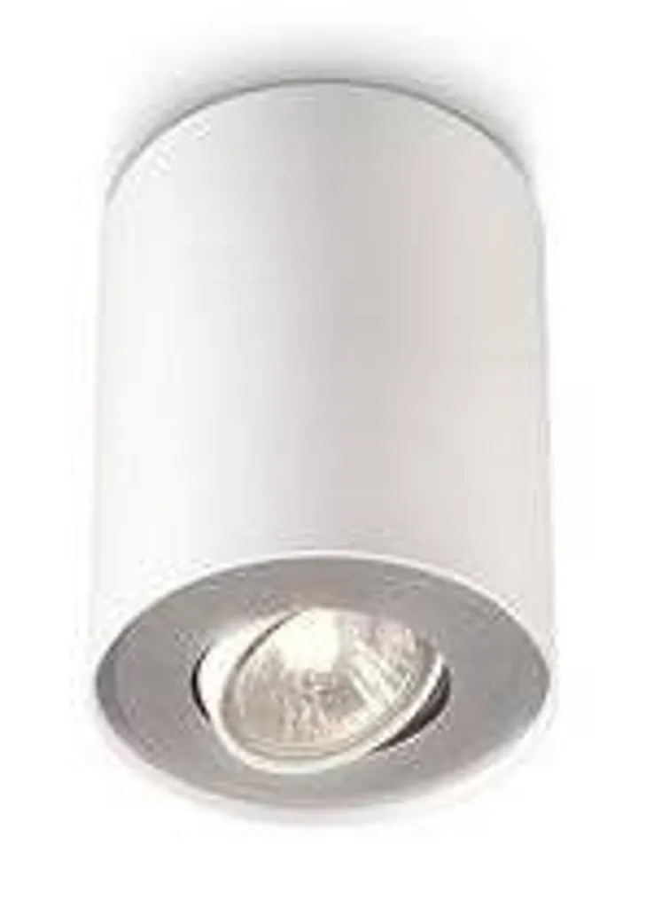 Luminaire Philips Pillar Spot Noir Puissant 50W Finition Métal Robuste