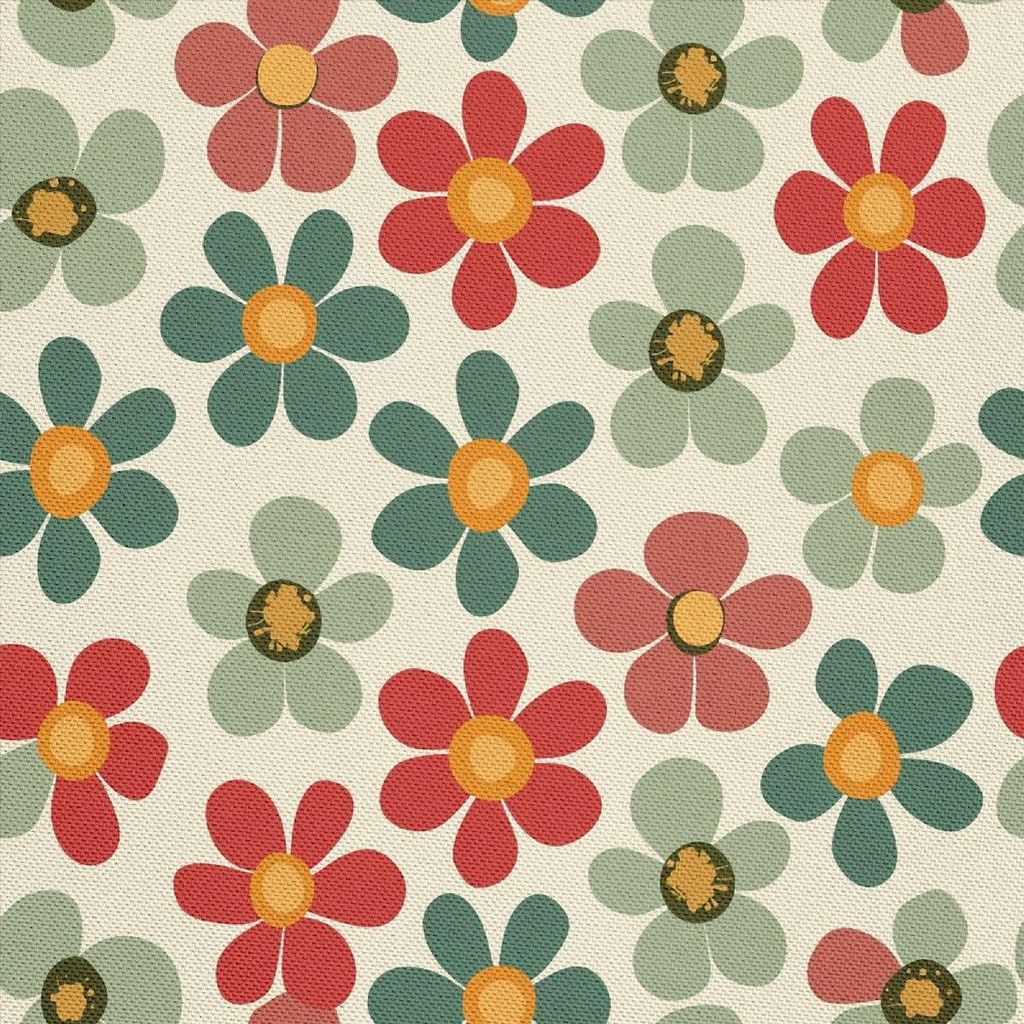 OUTDOOR DEKOSTOFFE OXFORD - Motiv Blumen I DX5236