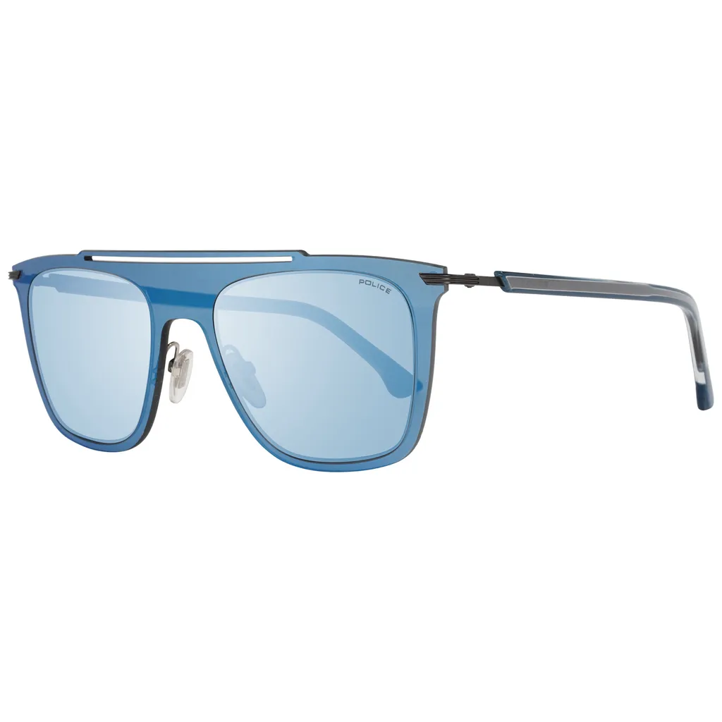 Police SPL581 Lunettes solaires finition gris poli ultra-légères
