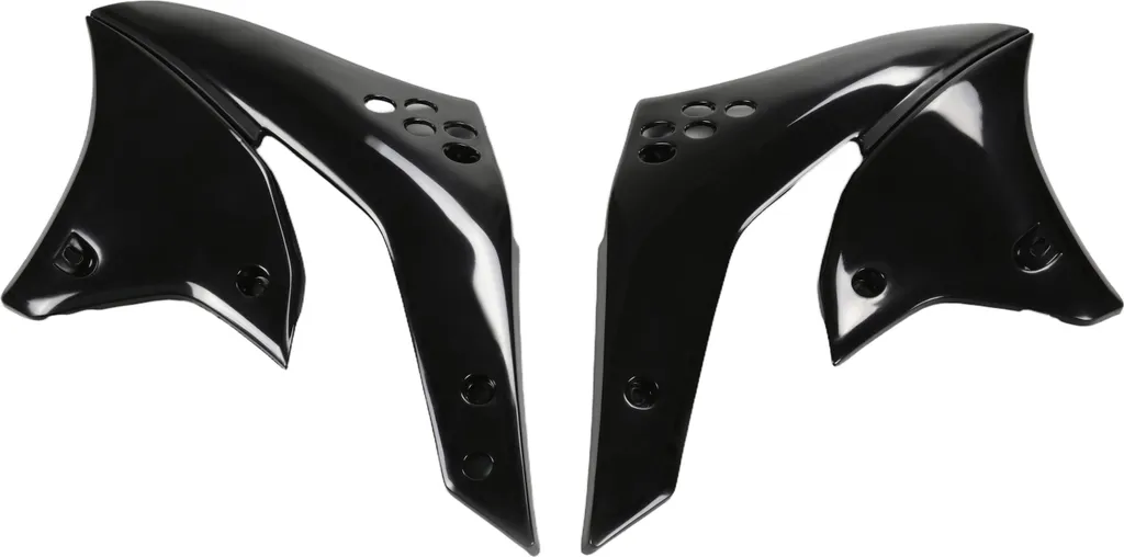 Ouïes Radiateur UFO Noir Haute Résistance pour Kawasaki KX 250 F 2006
