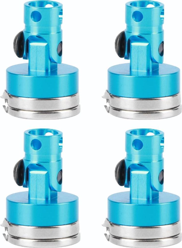 4 Stück starker Magnet RC Car Shell Column Post Fit für AXIAL SCX10 1/10 ModelBlue