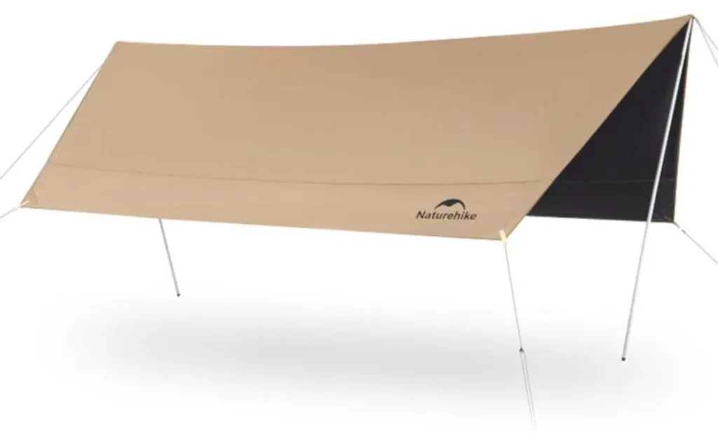 Tente de Camping Anti-UV Naturehike Sky Lite Vinyl Hexagon L Kaki