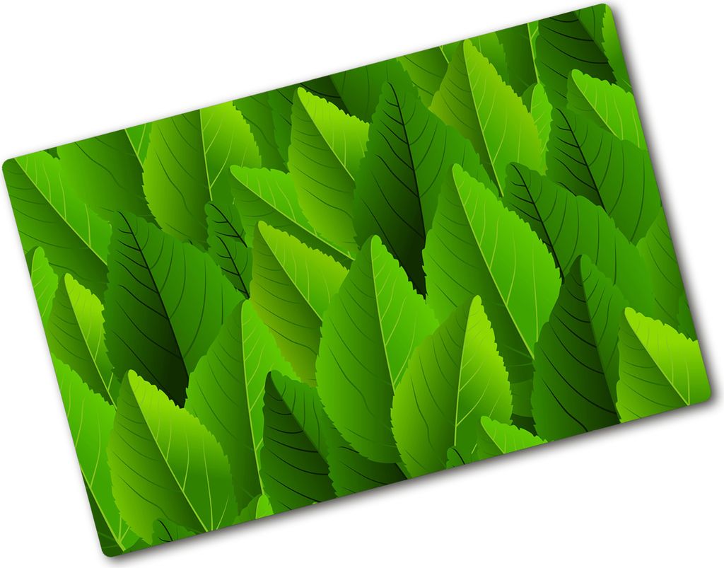 Tulup Glas Herdabdeckplatte - 80x52 cm - Glaskeramikkochfeld-Abdeckung Spritzschutz Glasabdeckplatte - Einteilig - Kunst: Modern & Klassisch - Grü...