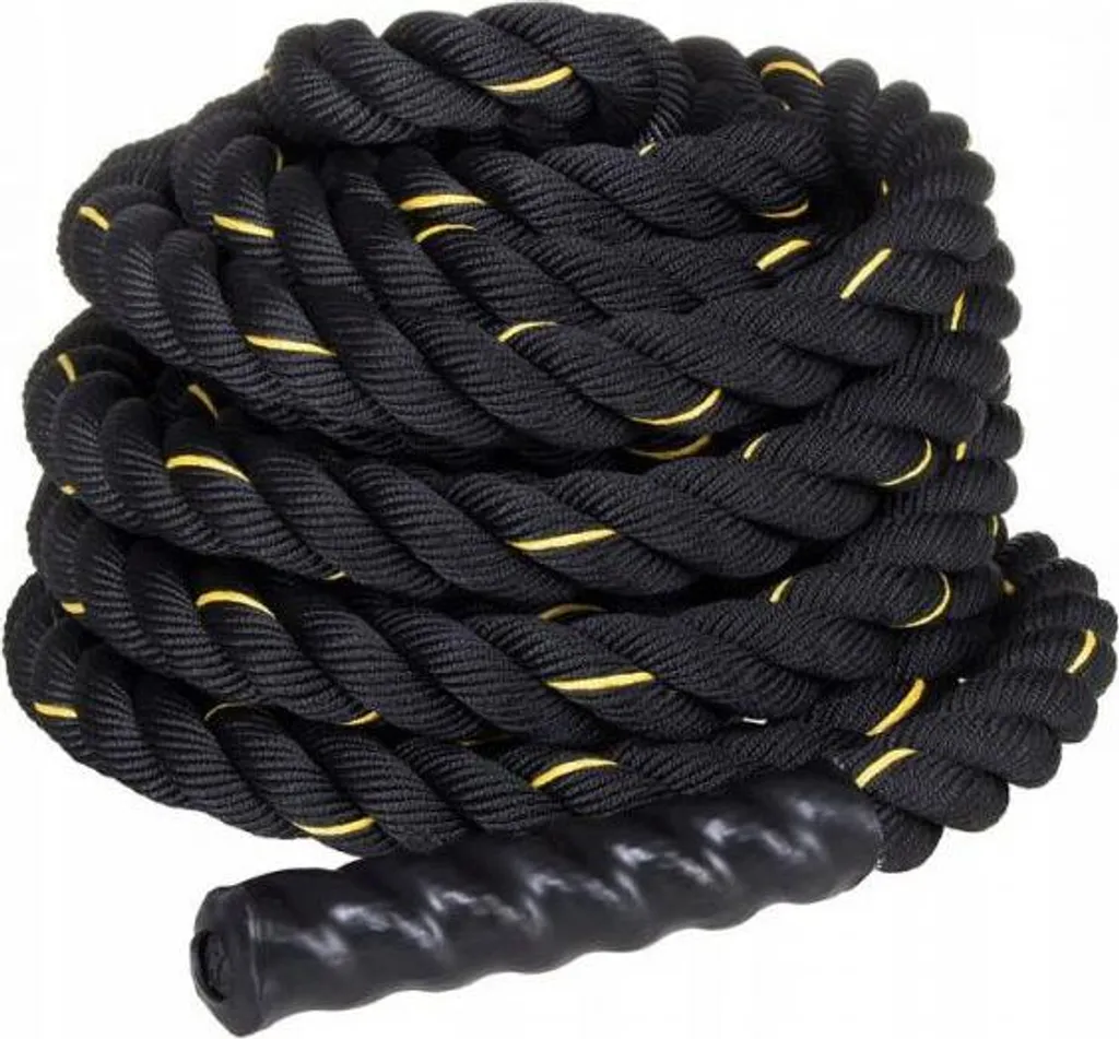 Corde de combat 9m anti-glisse - Solution fitness pour bras et cardio