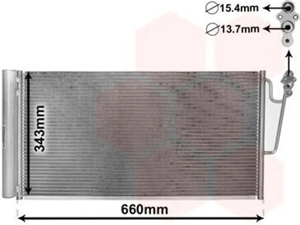 Système de condensation de clim pour Mini Cabriolet et Cooper One R56