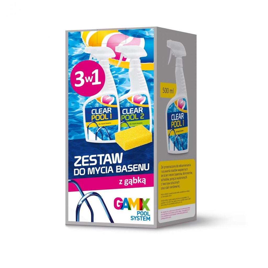GAMIX POOL CARE 3-in-1 POOL-REINIGUNGSSET