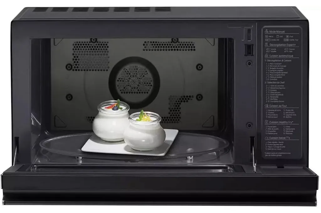 Micro-ondes combiné LG 39L noir, grand four multifonction 1100W - 9