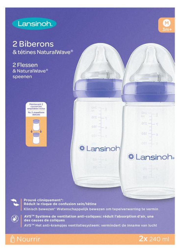 Lansinoh Drinkflessen (2 stuks) Productafbeelding 