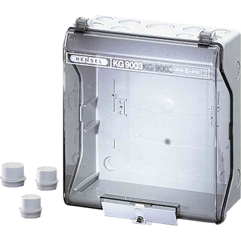 HENSEL Wandgehäuse IP65 Kst B217xH253xT115mm ET95mm