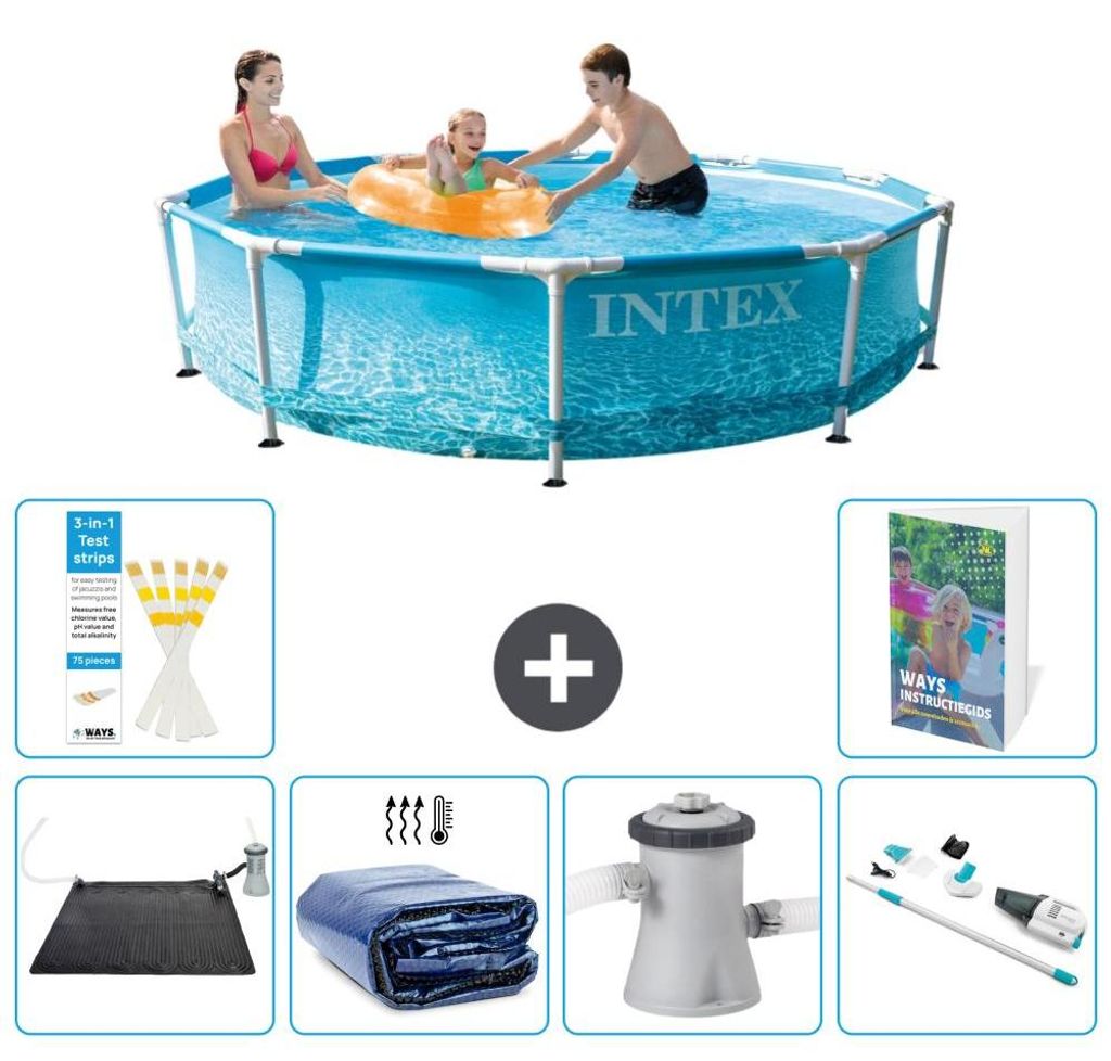 Frame Pool Rund - 305x76 cm - 7-teilig S82