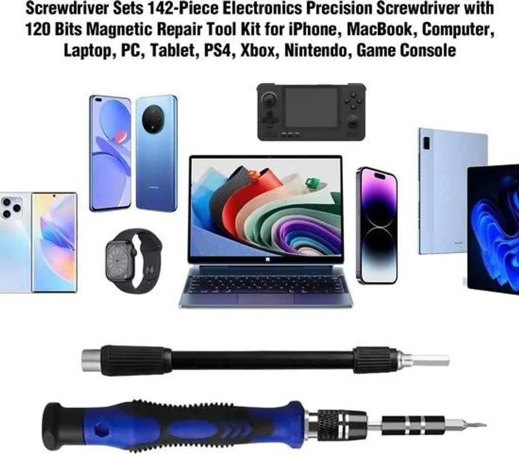 Outils de réparation informatique pour MacBook et Switch 142 en 1