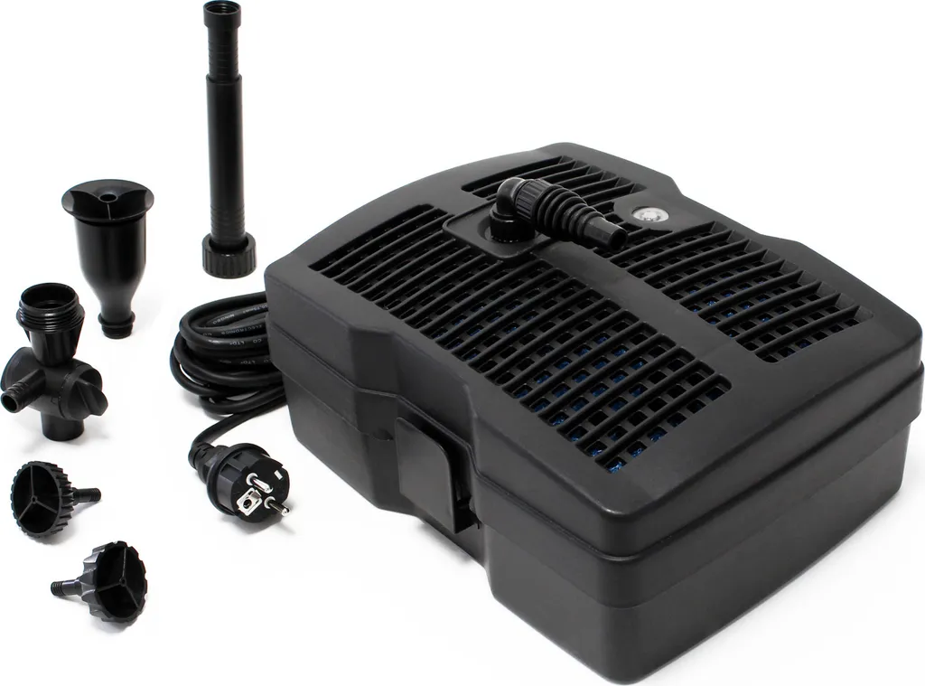 SunSun CUF-2500 Pompe Filtre 3-en-1 avec Stérilisateur UV 9W pour Étang