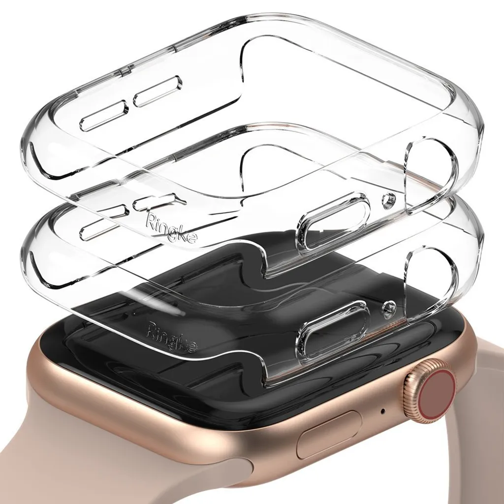 Coque Apple Watch 40mm Ringke Slim transparente x2 KP14173 pour SE/6/5/4
