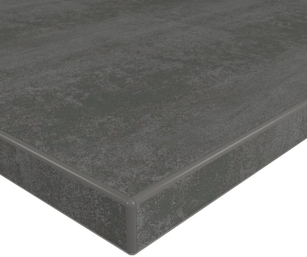 Strukturdekor - Tischplatte Holz Zuschnitt nach Maß Beschichtete Holzdekorplatte in 19mm Stärke - Beton dunkel 50 x 50 cm