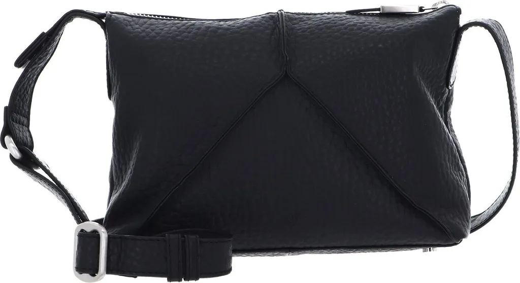 Sacoche en cuir noir VOi Hirsch Maud avec bandoulière réglable et zip
