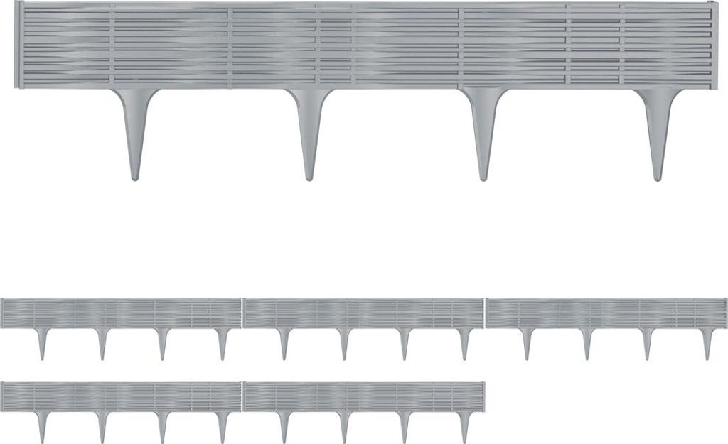 DEUBA® Bordure de jardin plastique 3,90m résistante Image du produit 