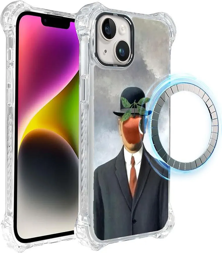 Coque iPhone 14 Plus antichoc MagSafe Magritte ultra résistante IBIZU