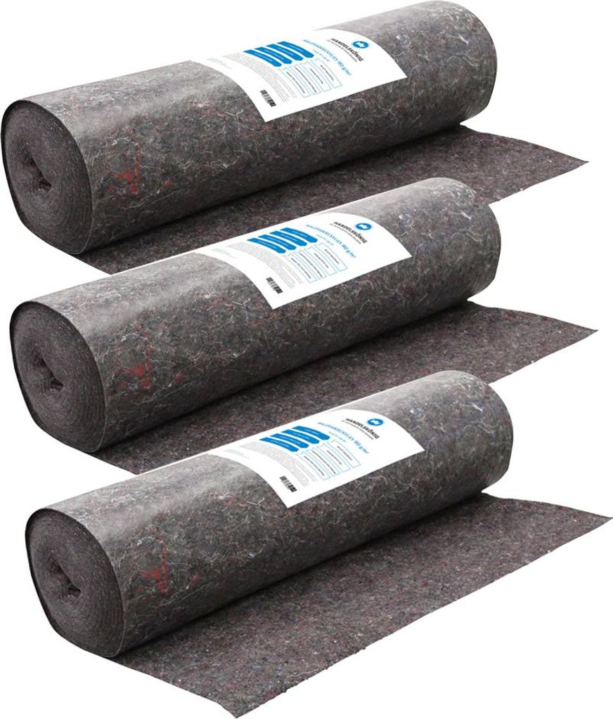 3 Rollen Malerabdeckvlies 50 m² 180 g Produktbild 