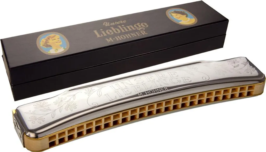 Harmonica trémolo HOHNER Nos Favoris 48 voix do majeur son traditionnel