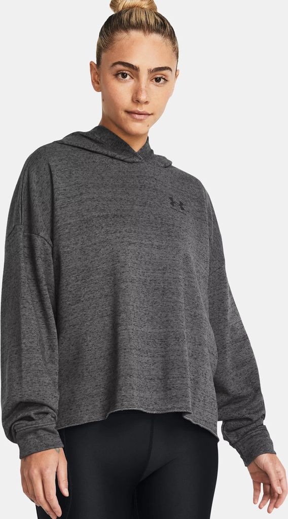 Under Armour Ua Rival Terry Os Hoodie - castlerock full heather, Größe:M