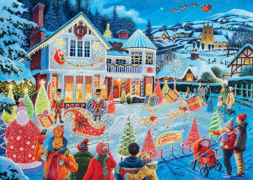 Ravensburger Puzzle 'Das Weihnachtshaus' - 500 Teile